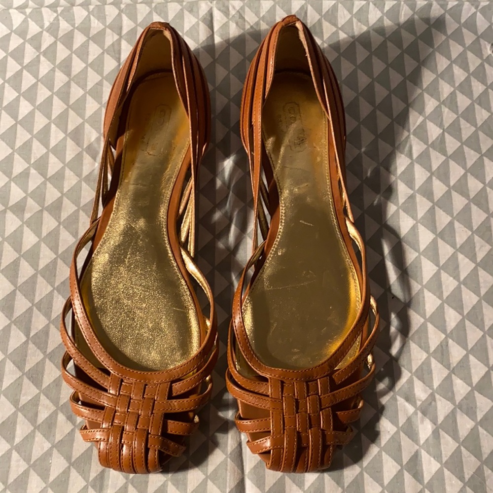 Coach Woven Summer Flat